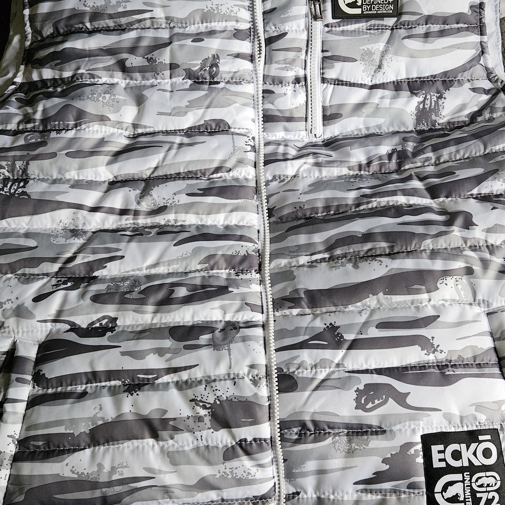 Ecko Unlimited Gray and White Jacket